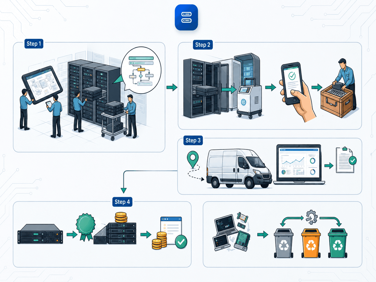 Server Decommissioning — secure IT disposal service