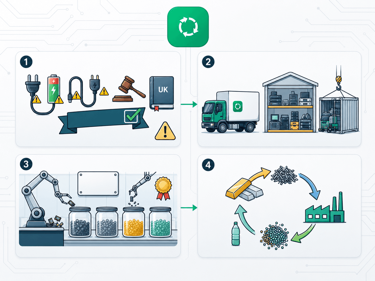WEEE Recycling — secure IT disposal service