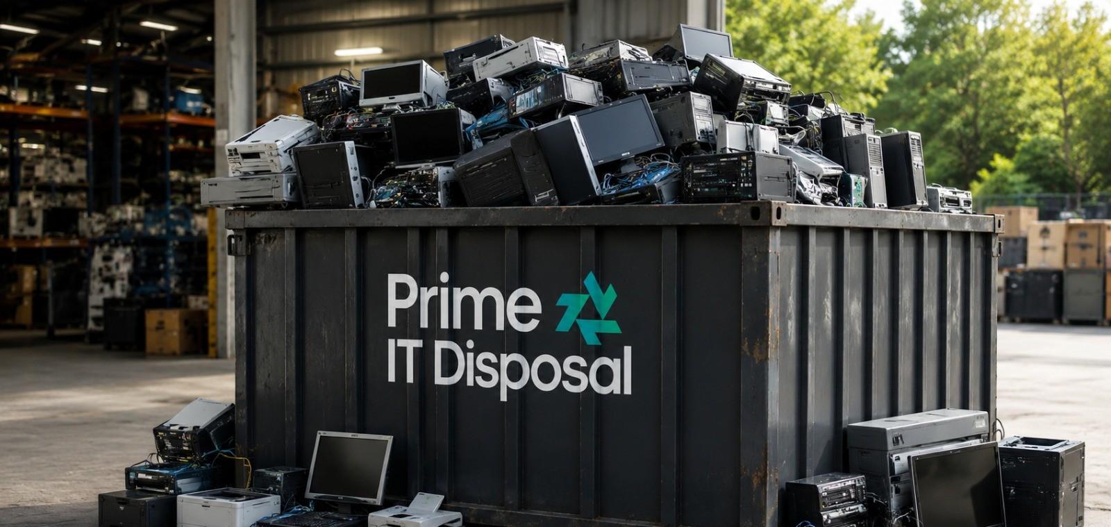 Sorted electronic waste material streams ready for compliant WEEE recycling