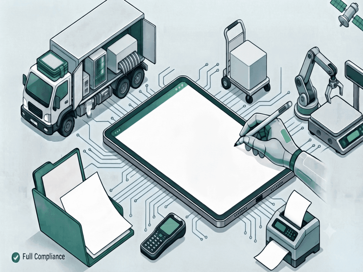 Secure on-site collection of IT equipment