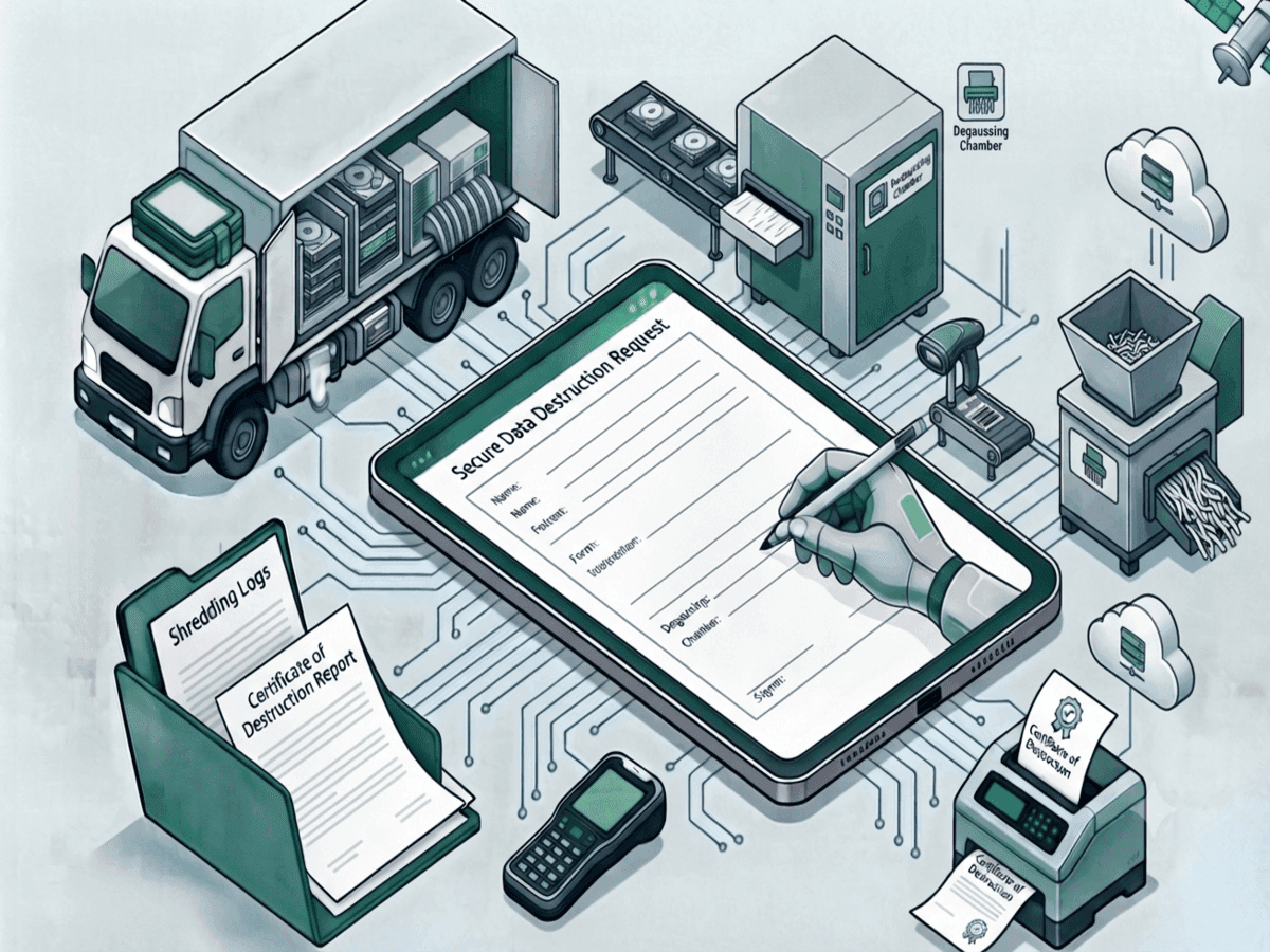 Certified secure data destruction