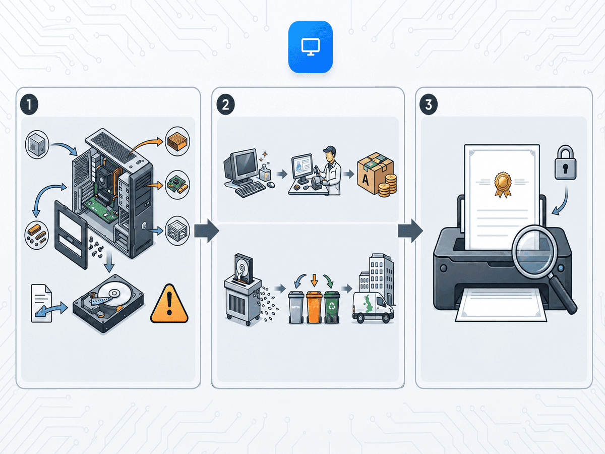 Computer Recycling — secure IT disposal service