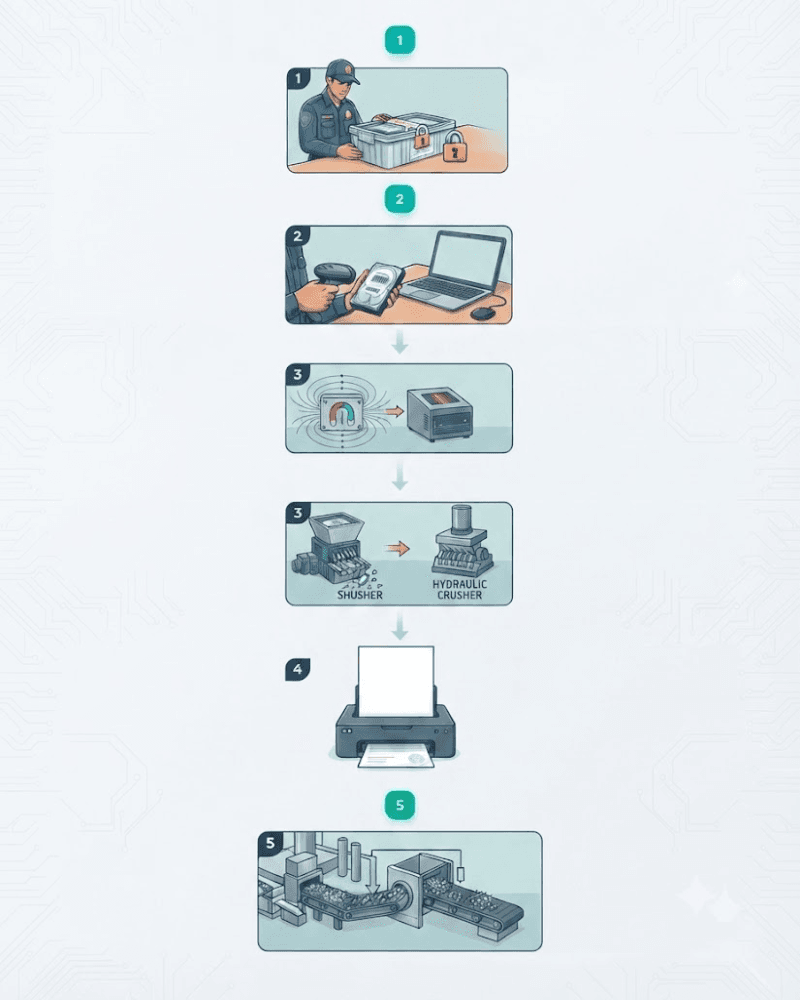 Hard Drive Destruction process — how it works