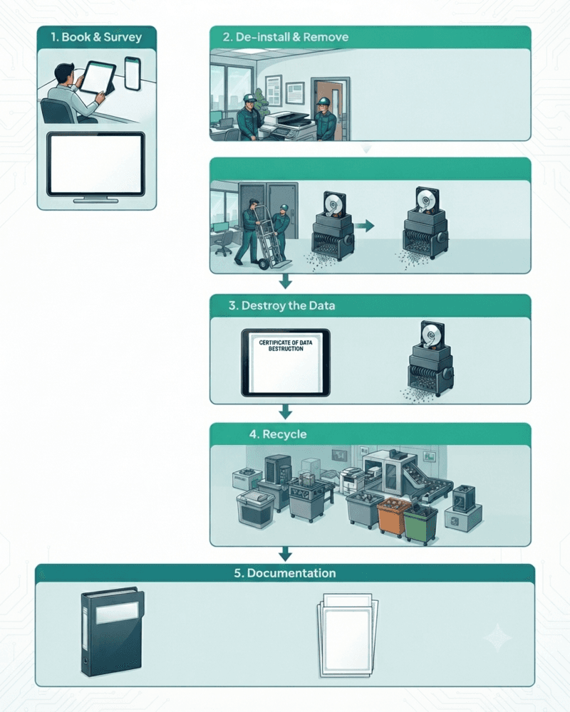Photocopier & Printer Disposal process — how it works