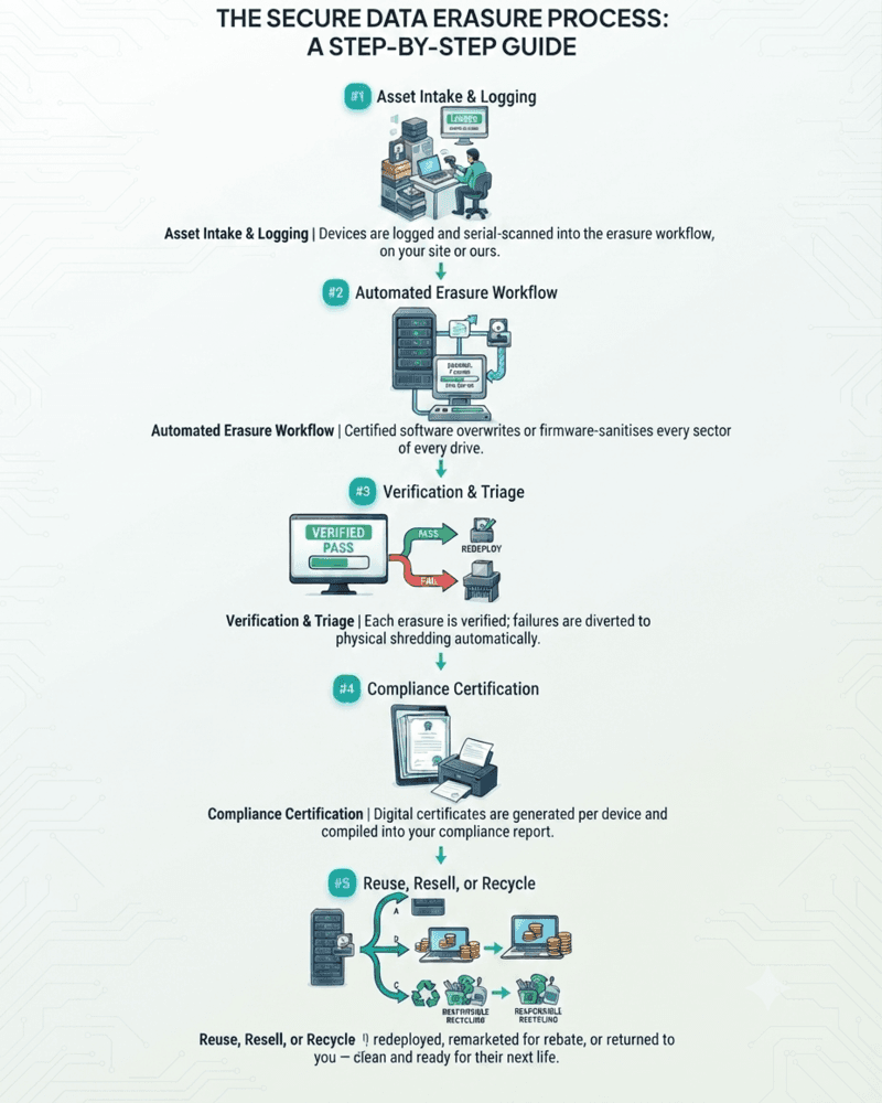 Secure Data Wiping process — how it works